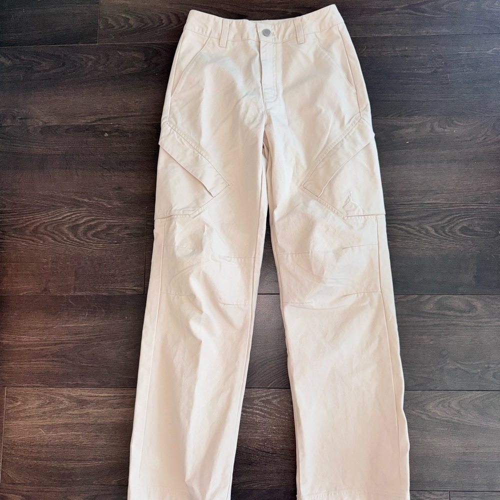 Nike JORDAN Cream Ivory Utility Cargo Pants XS - Picture 2 of 6